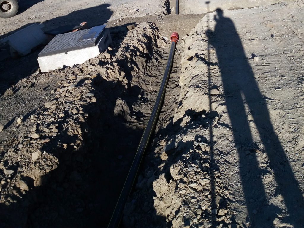 Trabajo topográfico en Málaga para obra y movimiento de tierras